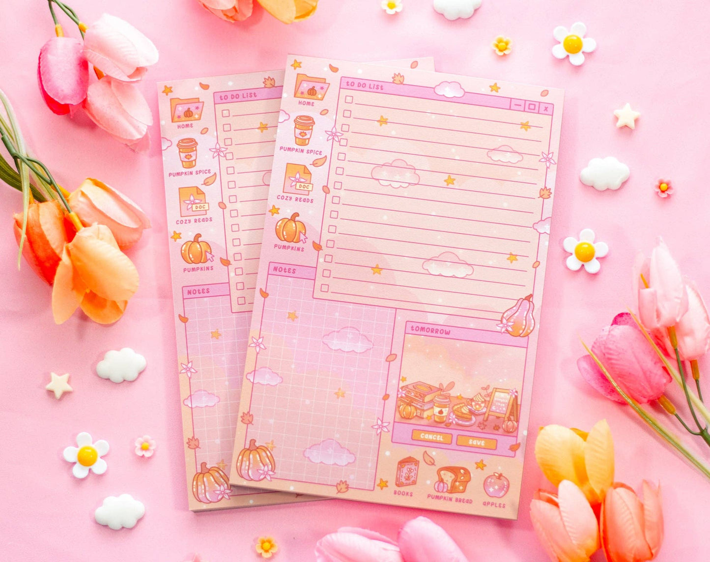 Pumpkin Cafe Daily Planner Pad