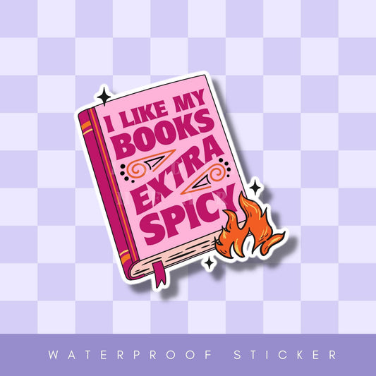 Extra Spicy Books Sticker