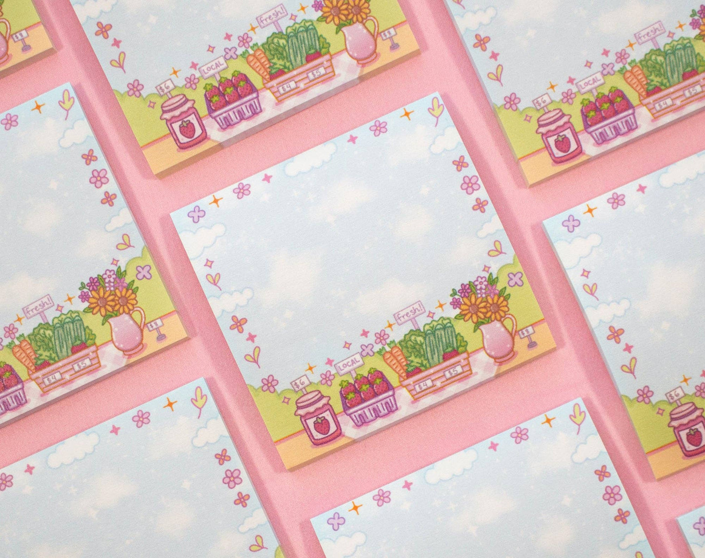 Farmers' Market Sticky Notes