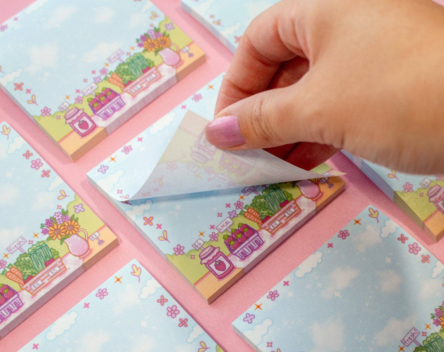 Farmers' Market Sticky Notes