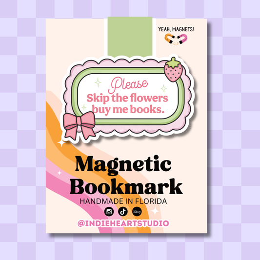 Buy Me Books Magnetic Bookmark  