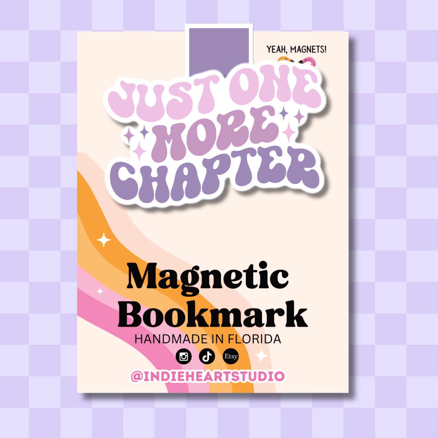 Just One More Chapter | Magnetic Bookmark