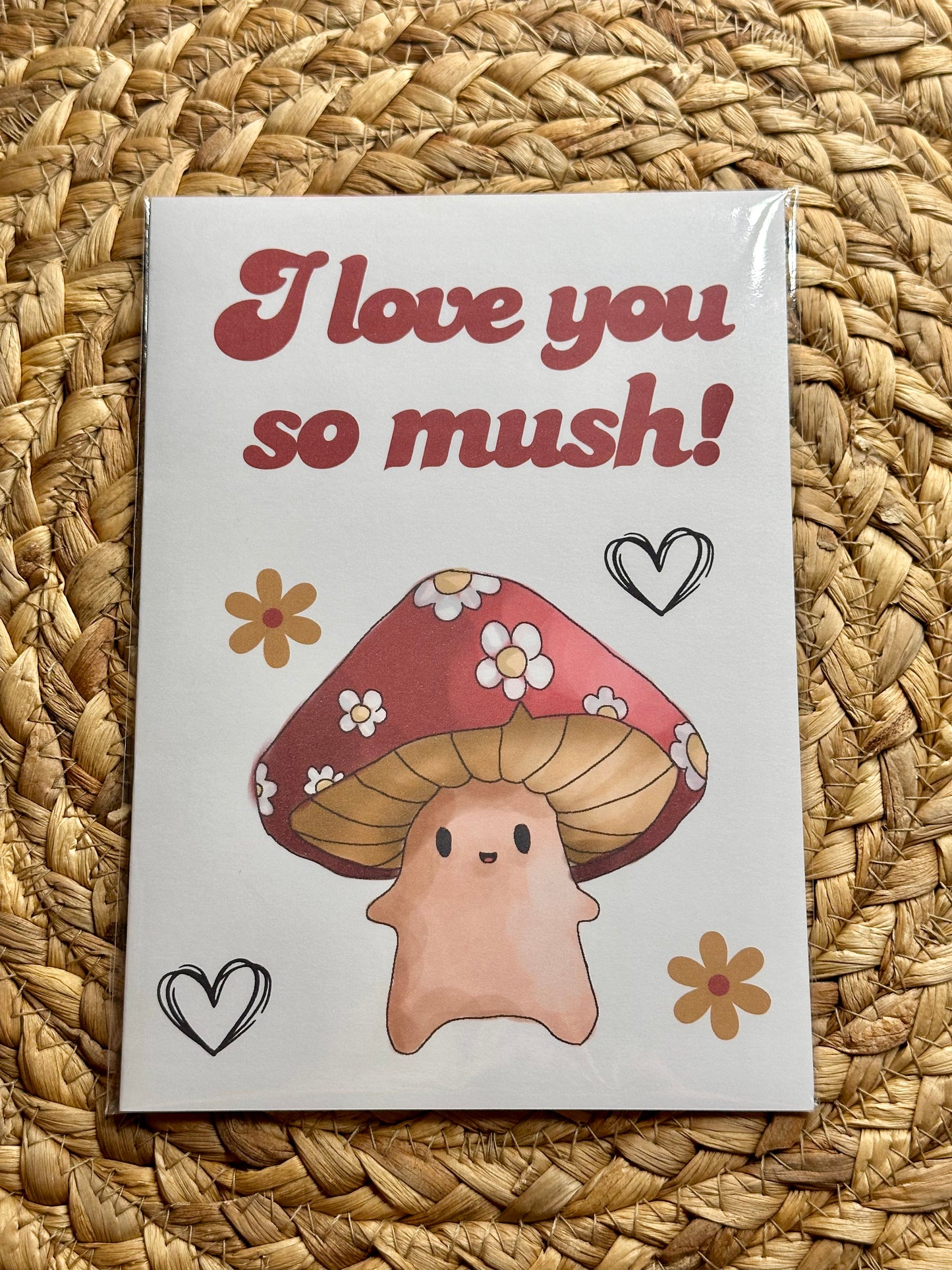 'I Love You So Mush' Greeting Card