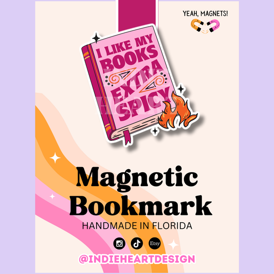 Extra Spicy Books | Magnetic Bookmark 