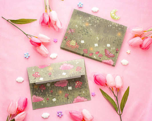 Mushroom Cottagecore Envelopes